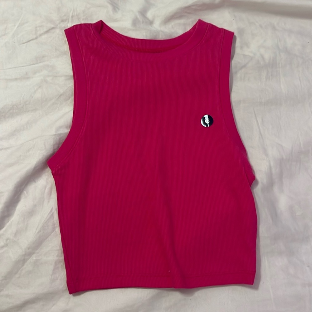 Hollister high v neck tank top